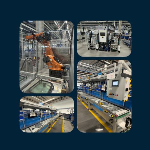 Montage-Linien eines ehemaligen Automobil-Fertigers