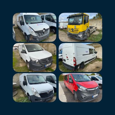 Insolvenz-Versteigerung von Fahrzeugen (8 Fahrzeuge)