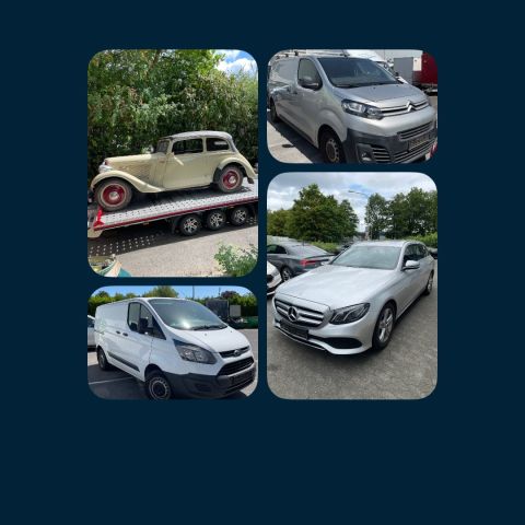 Insolvenz-Versteigerung von Fahrzeugen unterschiedlicher Verfahren