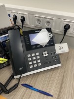 5463.24 =&gt; 1 Internettelefonanlage Yealink bestehend aus 3 Telefonen T46S, Schnurlostelefon W56H und Repeater W 60 B