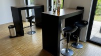 5476.44 =&gt; 2 Hochtische mit insgesamt 4 Barhockern