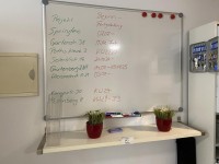 5490.23 =&gt; 1 Whiteboard mit Regal