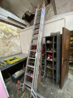 5467.68 ➤ 1 Alu-Anlegeleiter Krause, 3x12 Sprossen
