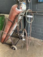 5413.43 =&gt; 1 Flaschenwagen mit Schweißschlauch und Schweißarmatur