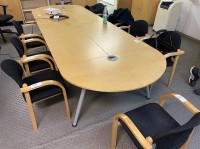 5280.77 =&gt; 1 Konferenztisch, ca. 3 lfd. m mit 8 Besucherstühlen