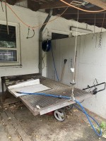 5510.133 =&gt; 1 Hebebühne (Eigenbau) mit Elektroseilwinde Ribimex