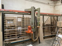 5527.27 => 1 Plattens&auml;ge HolzHer 1215 Super Cut, Nr. 3060/9-07-1990 mit Staubabsaugung Holzkraft ASA 4003, fahrbar