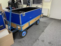 5508.5 => 1 Transportwagen Gaerner, ca. 2 x 1 m mit Deichsel, Bj. 1993, Tragkraft 1000 kg