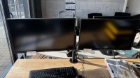 5592.9 => 1 PC mit 2 Widescreen-TFT-Monitoren liyama, 27 Zoll auf Tischhalterung (ohne Festplatte)