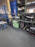 5627.166    =>   1 Metallkreiss&auml;ge Ucimu Adige SC 350 mit Rollenbahn, ca. 4 lfm. und Rollenbock