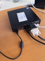 5601.16 => 1 Mini-PC Lenovo (ohne Festplatte) mit 2 Widescreen-TFT-Monitoren Dell