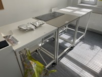 5594.63 => 3 Hochtische, fahrbar