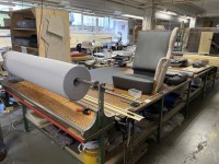 5621.24 => 3 Schneidetische mit Rundmesserschneidemaschine und Abrollvorrichtung