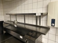 5670.46 => 5 Edelstahlwandregale, diverse Ausf&uuml;hrungen