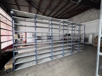 1 pos. legbordstellingen, ca. 7 strekkende meter, steeksysteem