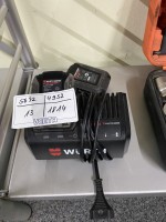 4932.1814 => 1 Ladeger&auml;t W&uuml;rth mit 2 Akkus