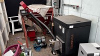 5690.15 => 1 Pelletheizofen Blackstar 4050 mit Pelletsilo und Hei&szlig;luftgebl&auml;se