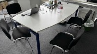 5590.11 => 1 Besprechungstisch mit 4 Besucherst&uuml;hlen - Abholung nach Freigabe &minus;