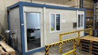 5590.1002 => 1 B&uuml;rocontainer Hekim, ca. 6x2,5 m, Bj. 2021 mit Elektroinstallation und Einrichtungsgegenst&auml;nden