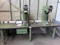 1 työpöytä ja 2 kovuusmittaria Wolpert