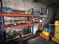 1 estantería de carga pesada, aprox. 4 m lineales