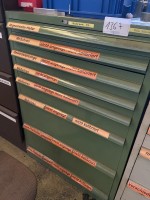 2 dulapuri metalice cu sertare pentru scule