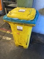 2 roskankerääjää, muovi, liikuteltava