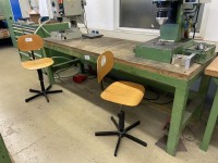 5590.1548 => 1 Arbeitstisch mit 2 Arbeitsdrehst&uuml;hlen
