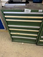 5590.1554 => 1 Metallwerkzeugschubladenschrank, 8-zugig (mit Inhalt)