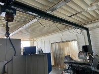 1 grúa pórtico con polipasto eléctrico de cadena Abus, capacidad de carga 1 t