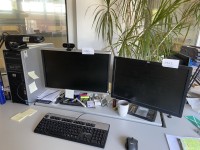 3 pc-er (uten harddisk) med 2 widescreen-tft-skjermer - henting etter godkjenning