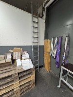 1 drabina przystawna aluminiowa, 14-stopniowa