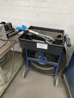 5429.553 => 1 Spanngerät für Kunststoffband mit Haspelwagen