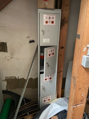 5418.122 => 1 Schließfachschrank Bisley, 4-fach