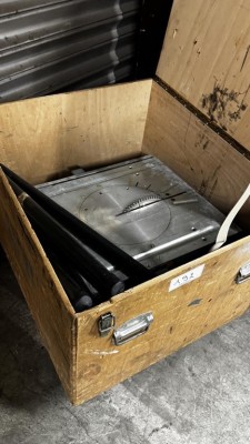 5492.192 => 1 Tischkreissäge Elu in Holztransportbox, fahrbar