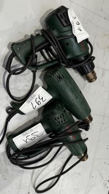 5492.391 => 3 Heißluftföhne Bosch