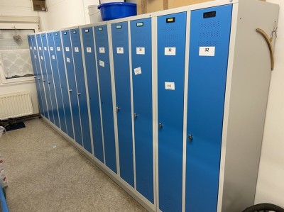 5280.108 => 1 Pos. Spinde, 2-türig, 7 Stück