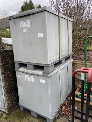 5574.219     =>   2 Lagerbehälter, Kunststoff