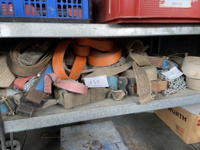 5612.137 =>. 1 Pos. Zurrgurte, diverse Längen