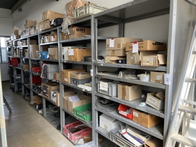 5595.168 => 1 Pos. Fachbodenregale, ca. 17 lfm