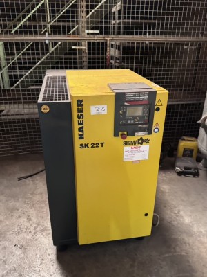 5627.245    =>   1 Druckluftanlage bestehend aus Schraubenkompressor Kaeser SK22T,