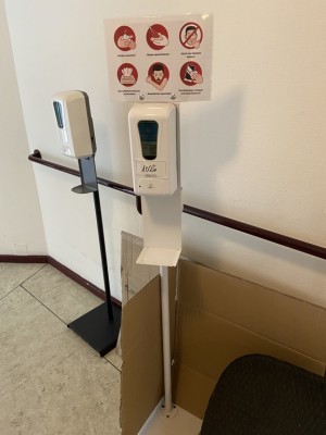 5385.1026    =>    1 Handhygienespender auf Standfuß