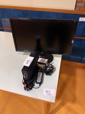 5385.1043    =>    1 Mini-PC Dell mit Widescreen-TFT-Monitor