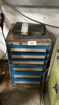 Bild 5590.453 => 1 Metallwerkzeugschubladenschrank Bott, 6-zugig