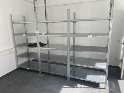 Bild 5590.1169 => 1 Pos. Fachbodenregale, ca. 3 lfd. m