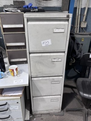 Bild 5590.1373 => 1 Metallhängeregistraturschrank, 4-zugig