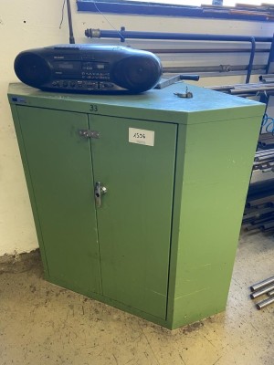 Bild 5590.1596 => 1 Metallwerkzeugschrank, niedrig