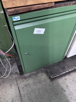 Bild 5590.1630 => 1 Metallwerkzeugschrank, niedrig