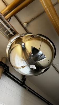 Bild 5590.1748 => 1 Halbkugelspiegel, deckenmontiert