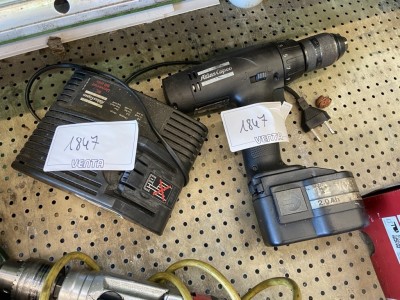 Bild 5590.1847 => 1 Akku-Schrauber Atlas Copco mit Akku und Ladegerät